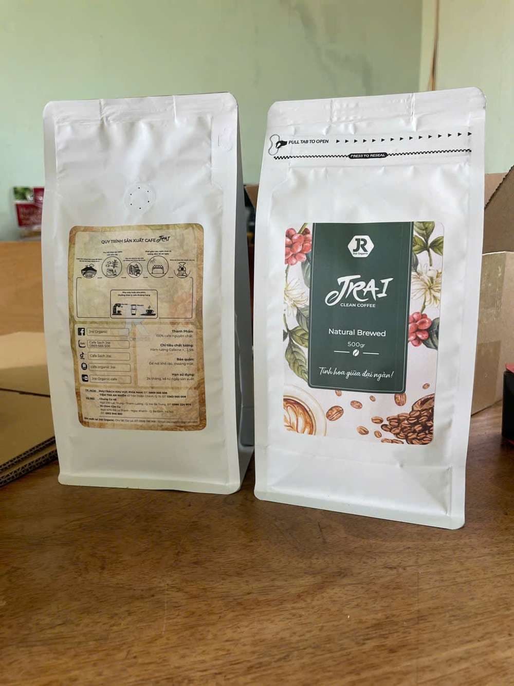 Naturally fermented robusta coffee, Gia Lai